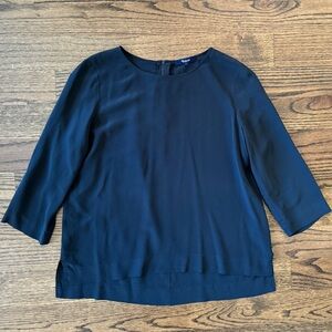 Madewell Silk Retrospect Top | Size M